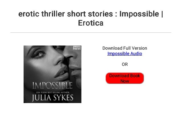 erotic thriller stories Erotic thriller stories
